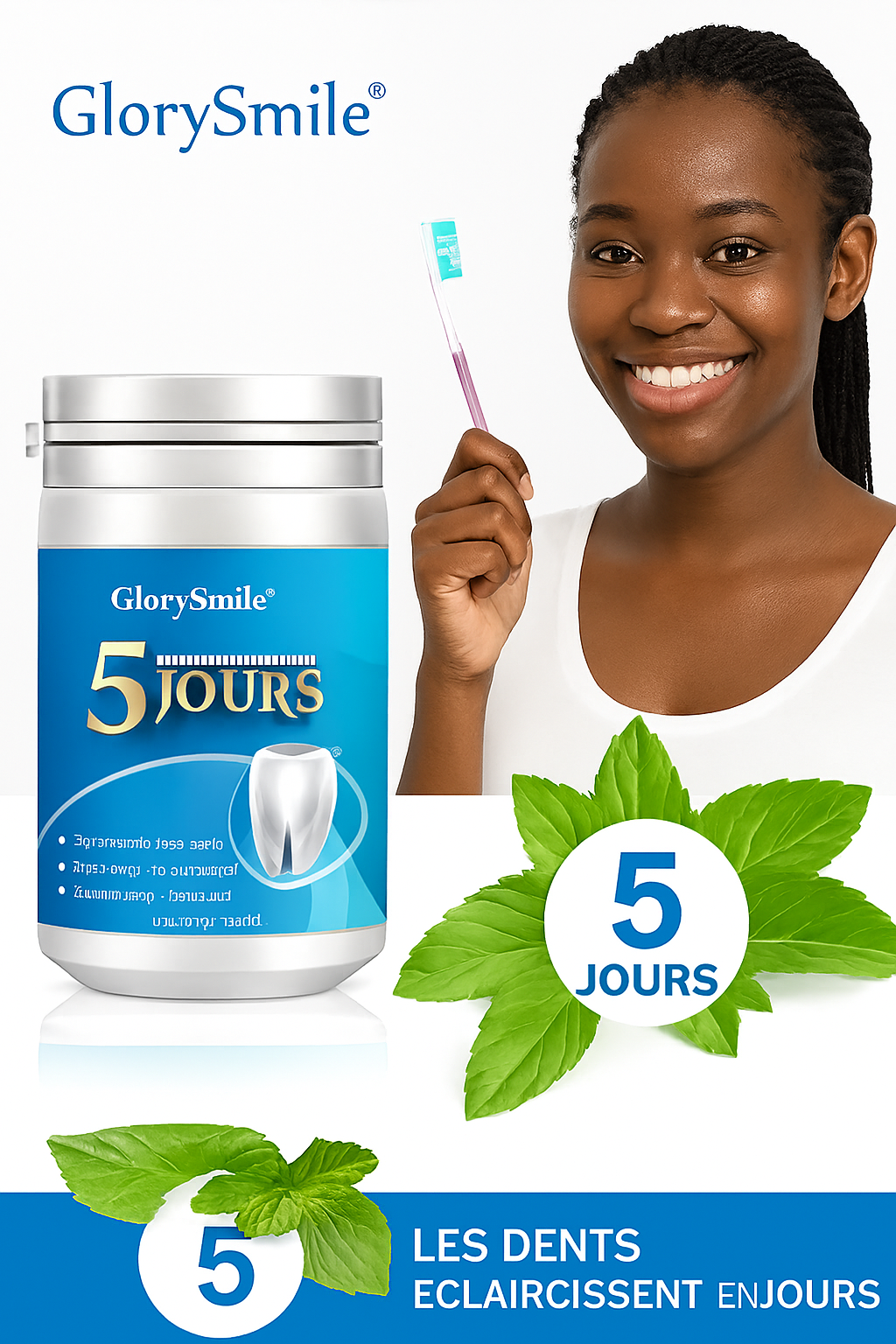 Poudre de blanchissement de dents